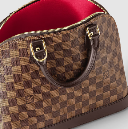 Alma PM Damier Ébène Canvas
