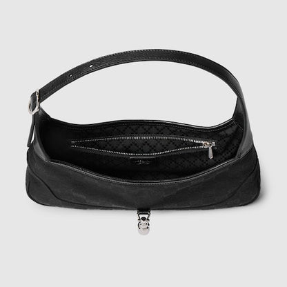 Jackie Slim shoulder bag in black leather