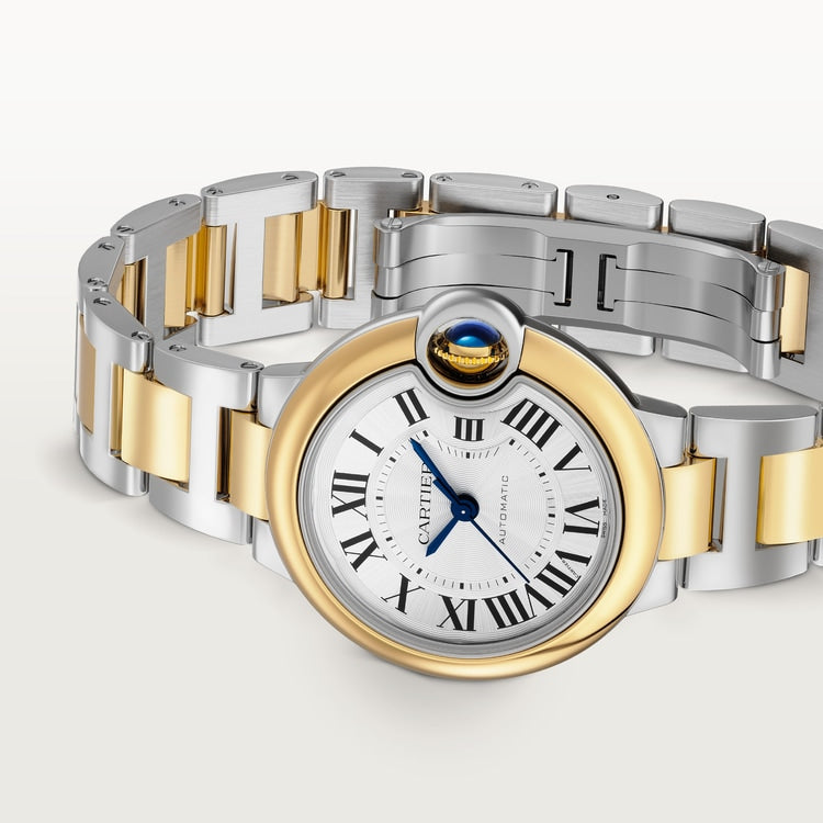 Ballon Bleu Uhr aus Silber/Gold
