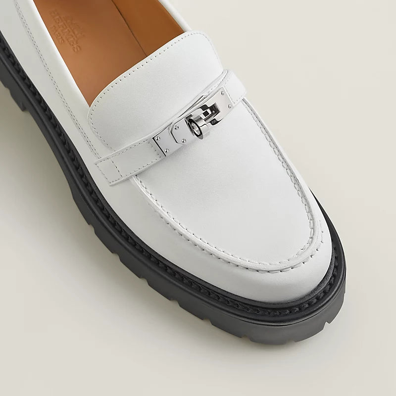 Icone Loafer Weißes Leder