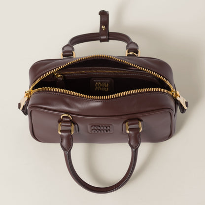 Arcadie Tasche regulär aus Leder in Dunkelbraun