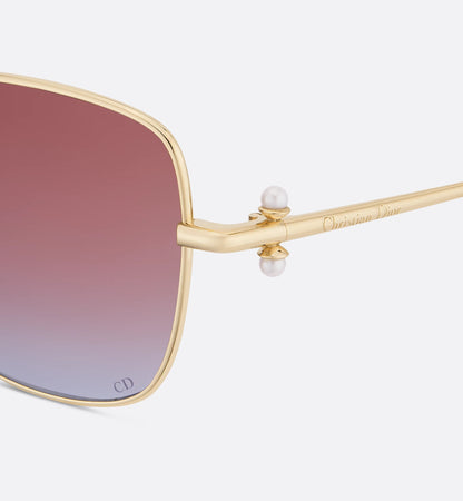 Tribales S1U square sunglasses with brown to indigo gradient for women