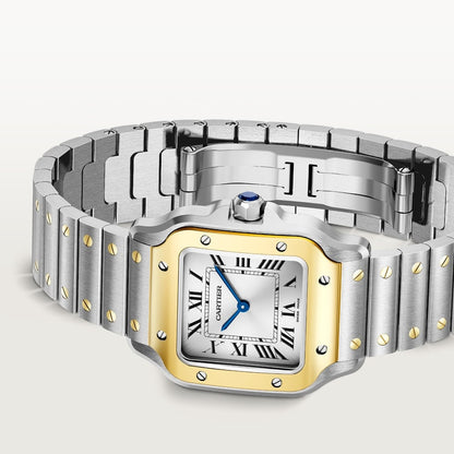 Santos watch in silver/gold