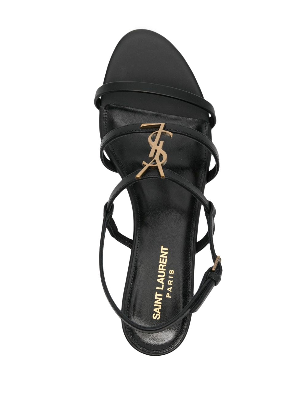 Cassandra sandals in black leather