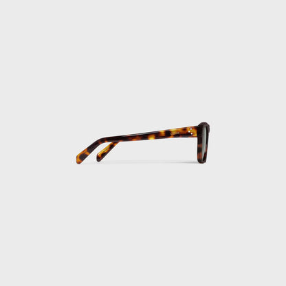 Black Frame 42 Sonnenbrille aus Acetat in Dunkel-Havanna