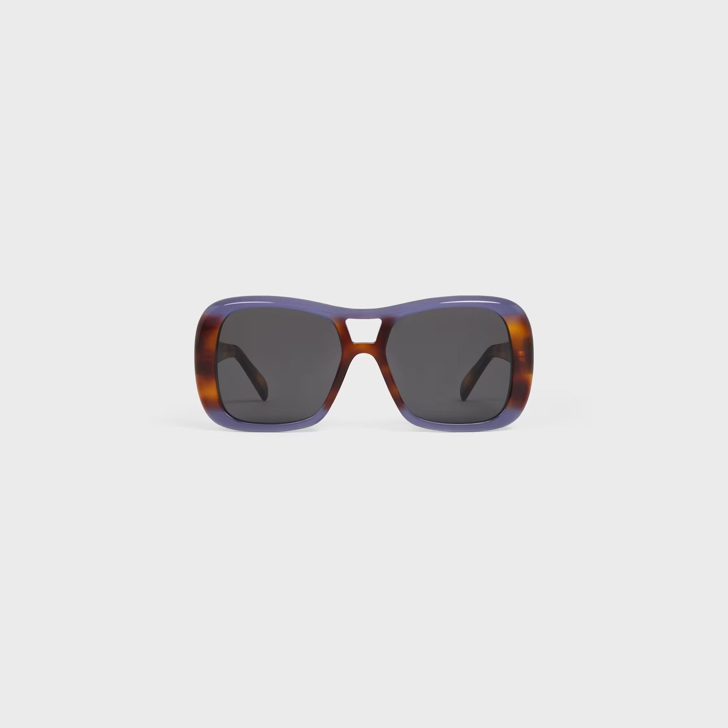 Triomphe 18 Sonnenbrille aus Acetat in Verlaufsviolett / Havanna für Damen
