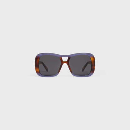 Triomphe 18 Sonnenbrille aus Acetat in Verlaufsviolett / Havanna für Damen