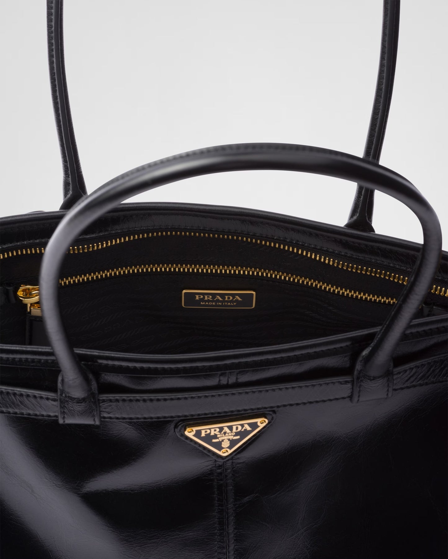 Bonnie Große Handtasche aus Leder Schwarz