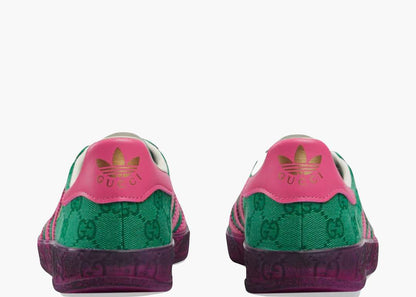 GG x Adidas Gazelle „Green GG Monogram“