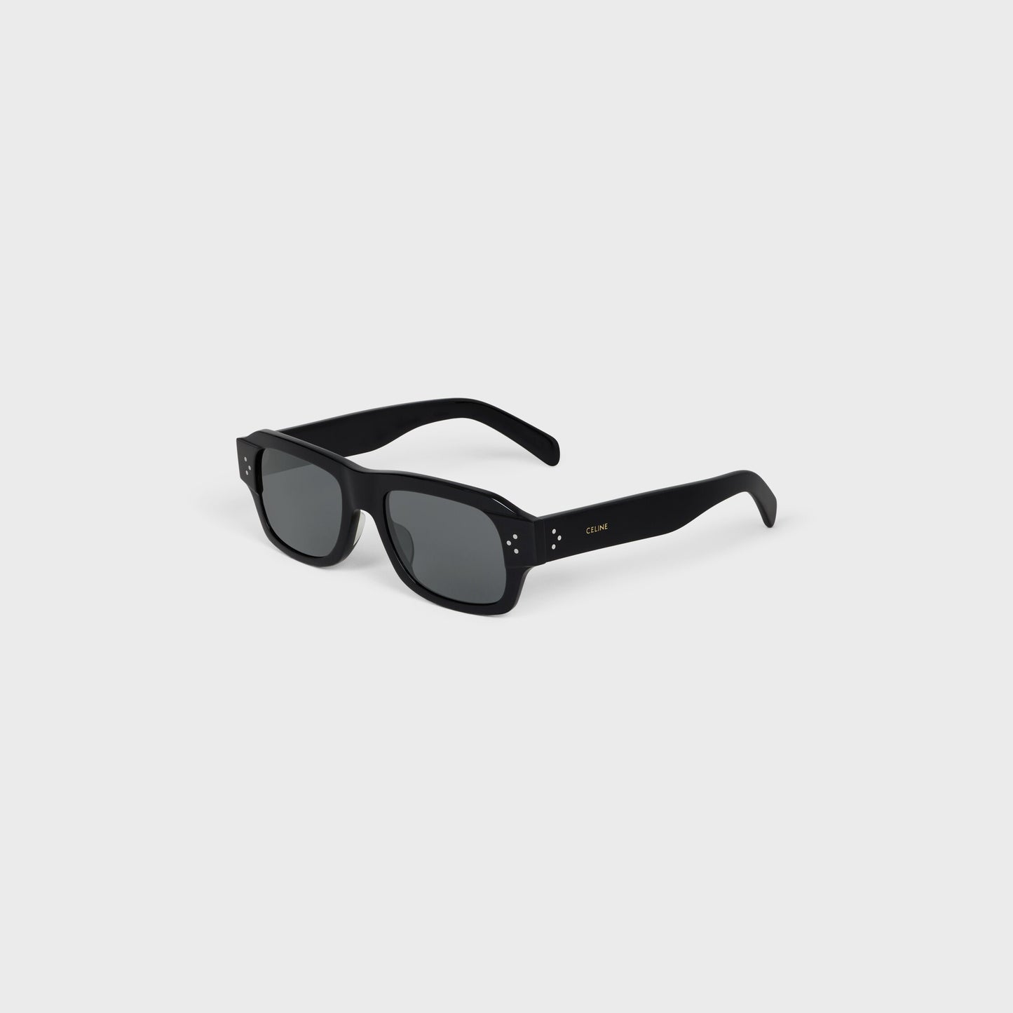 Black Frame 61 Sonnenbrille aus schwarzem Acetat