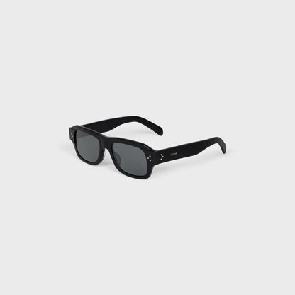 Black Frame 61 Sonnenbrille aus schwarzem Acetat