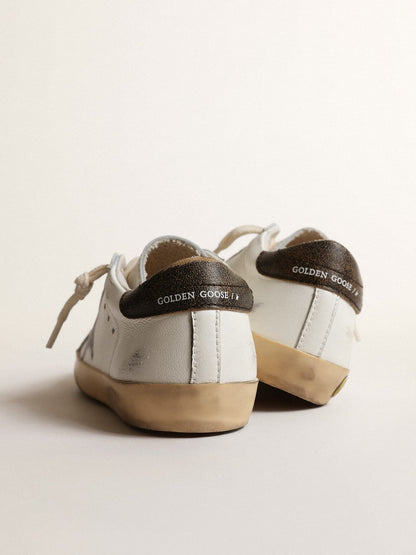 Super-Star Young in nappa leather with printed star and black heel