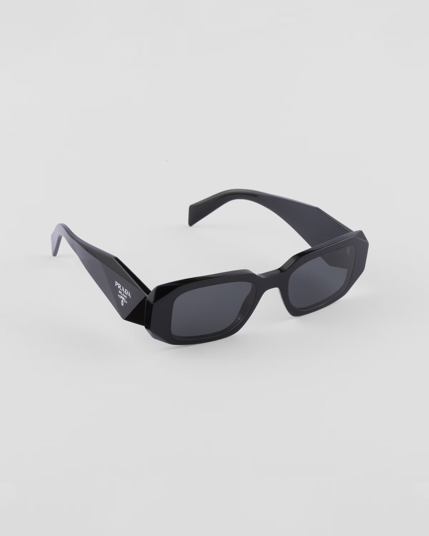Geometrische Sonnenbrille PP Symbole Schwarz