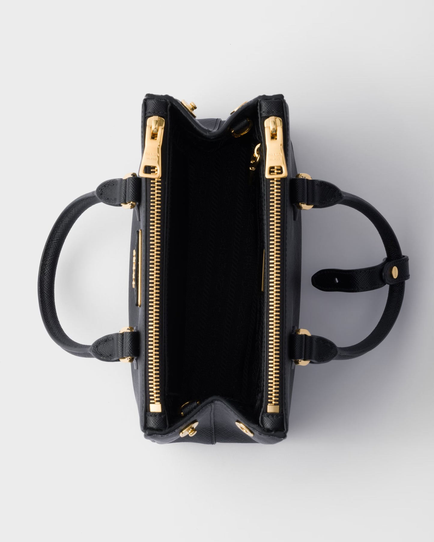 Galleria Mini Bag aus Saffiano-Leder Schwarz
