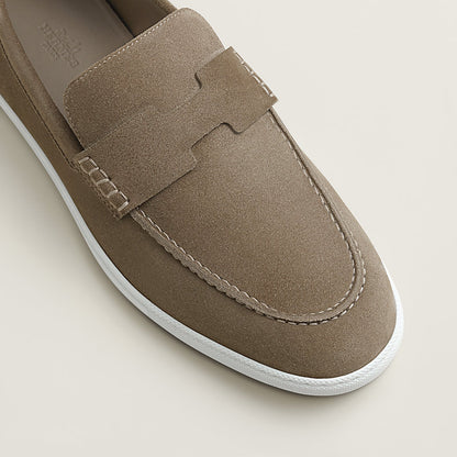 Job Loafer Taupe Wildleder