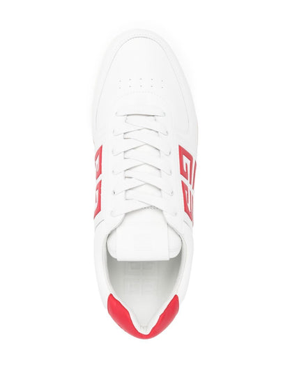 Low-top G4 sneakers in red