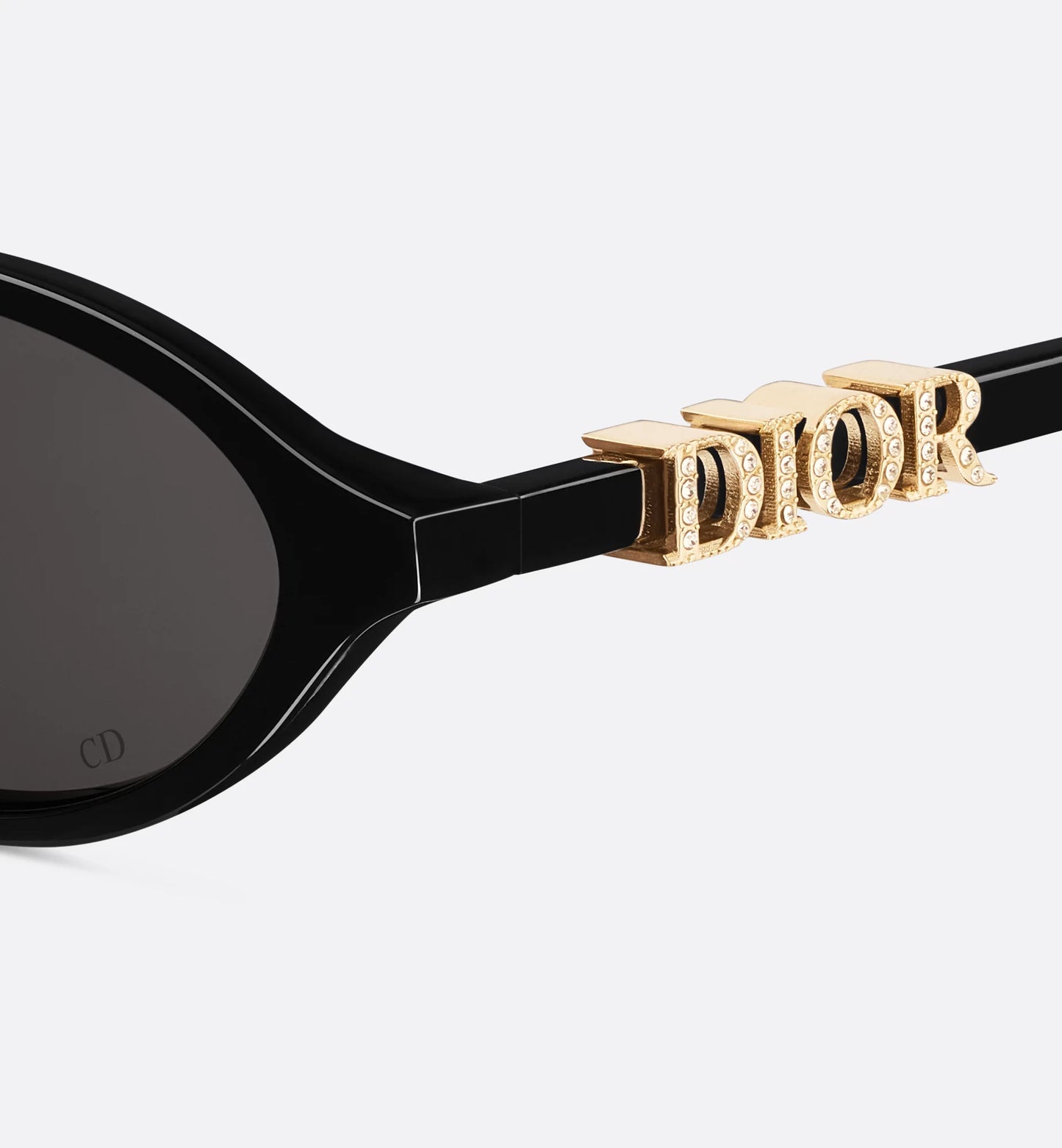 Oval Sunglasses Treasure R1I Black Women's