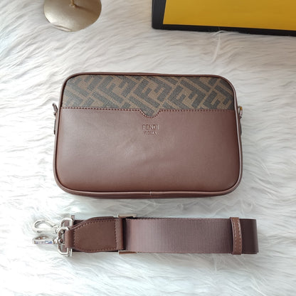 Leder-Wochenendtasche Braun