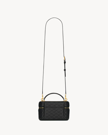 GABY Vanity bag in black leather