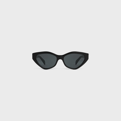 Triomphe 17 Sonnenbrille aus schwarzem Acetat für Damen
