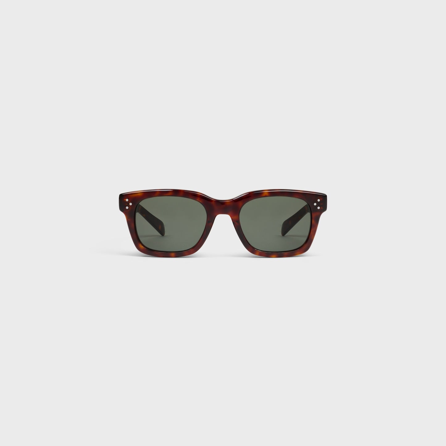 Black Frame 41 Sonnenbrille aus Acetat in Rot-Havanna