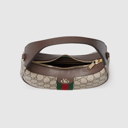 Ophidia Clutch Supreme Canvas Beige und Ebenholz