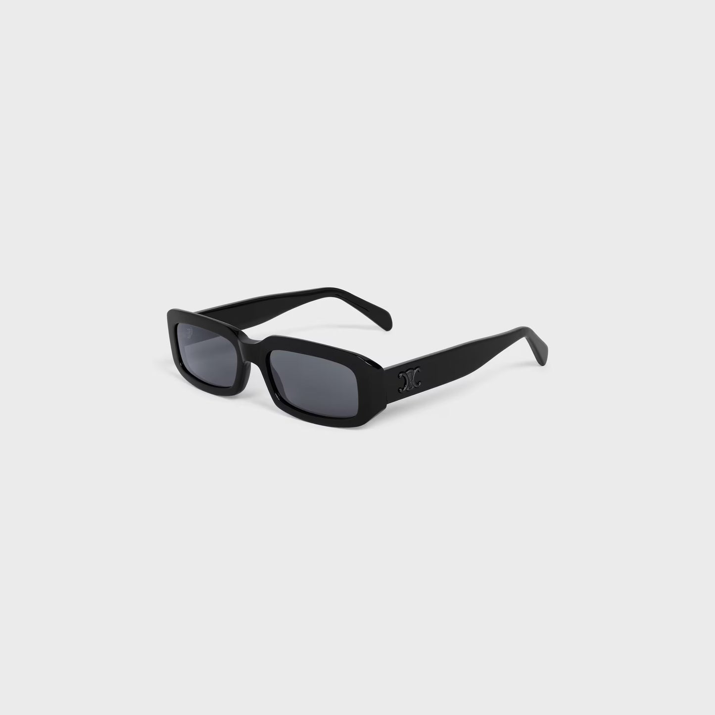 Triomphe Herren 01 Sonnenbrille aus schwarzem Acetat