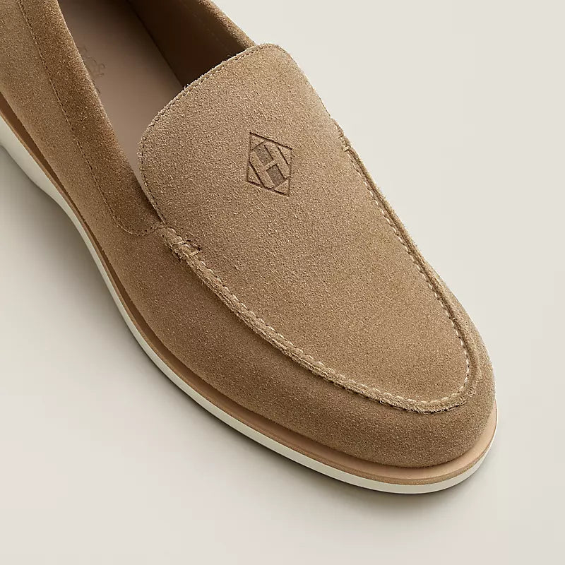 Low Loafer Beige Wildleder