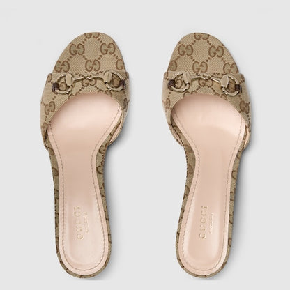 Damen-Slider-Sandalen mit Morsetto