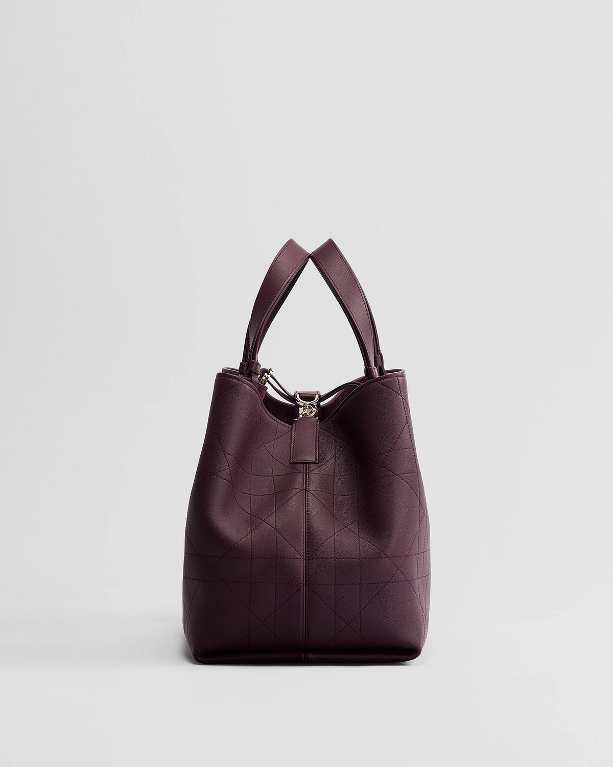 Große Dior Toujours Tasche Bordeaux