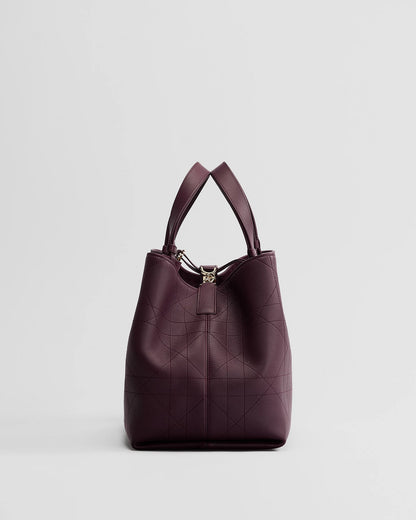Große Dior Toujours Tasche Bordeaux