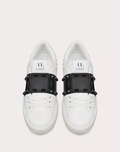 Sneaker VLTN Rockstud Open aus Leder
