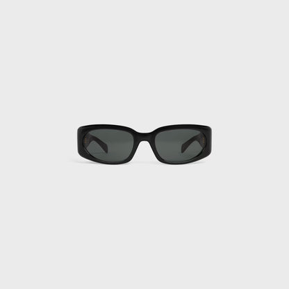 Journey Sonnenbrille aus schwarzem Acetat für Damen