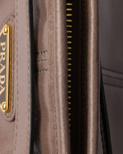 Bonnie Große Handtasche aus Leder Braun