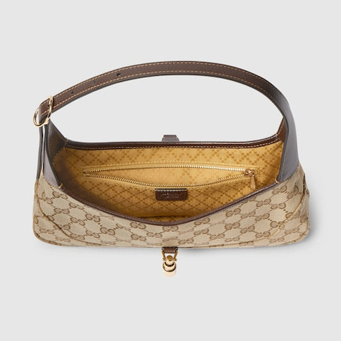 Jackie Slim Schultertasche mittelgroß Sand und Braun