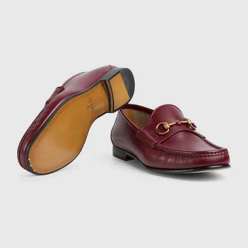 Men's moccasin GG Horsebit 1953 in anchor red