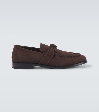 Astaire Knot Loafer aus Suede Braun