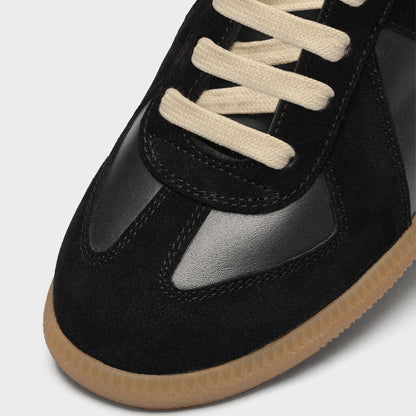 Replica Sneakers aus Nappaleder und Wildleder mit Honey-Sohle