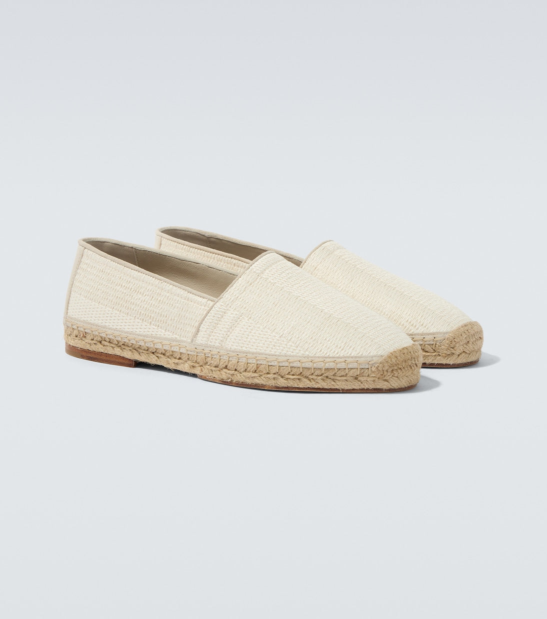 Espadrilles mit weißem Suede