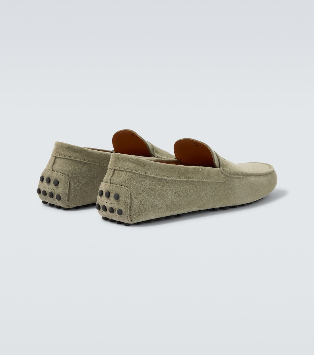 Gommino Loafer aus Suede Grün