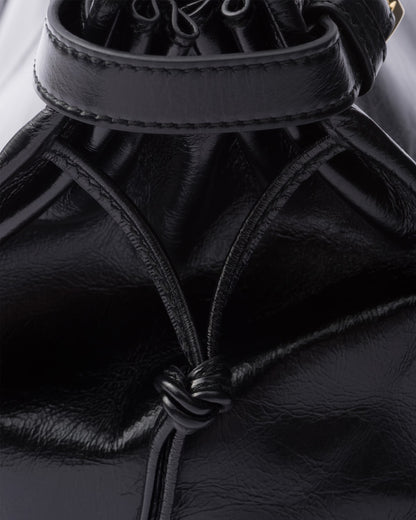Bonnie Große Handtasche aus Leder Schwarz