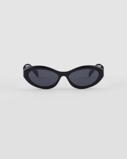 Sonnenbrille PP Symbole aus schwarzem Acetat