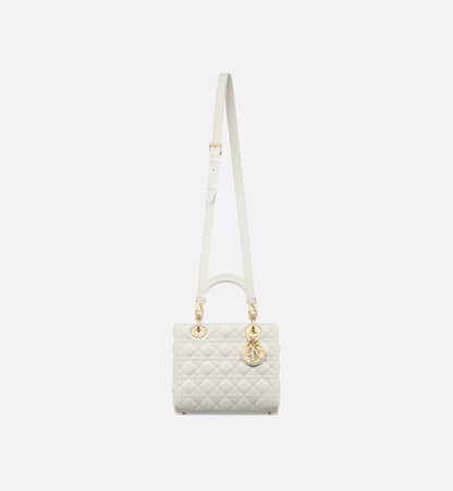 Medium Lady Dior Bag White