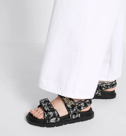 Act Sandalen Schwarz/Weiß
