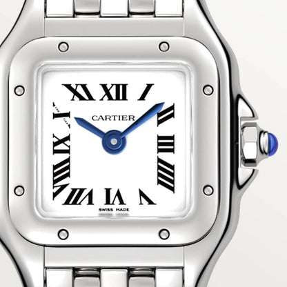 Panthère Uhr Mini-Modell aus Silber