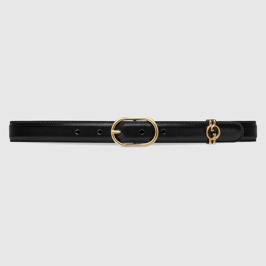 Belt with round GG cross