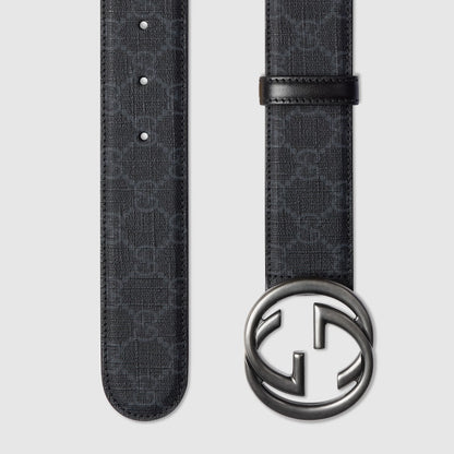 GG belt with cross buckle