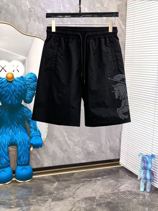 Schwarze Badehose mit Reiterdesign