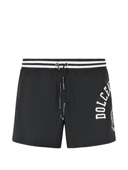 Badehose mit Kontrastprint