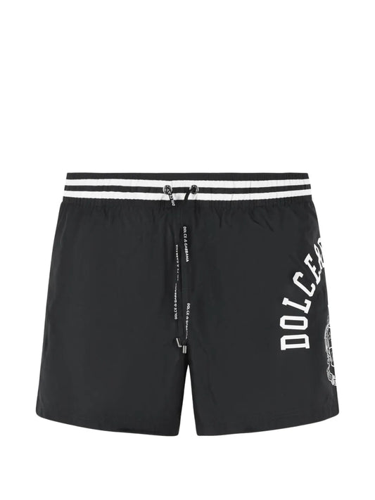 Badehose mit Kontrastprint